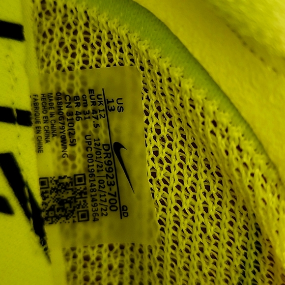 Nike Zoom Superfly Elite 2 Track Spikes Volt Black - Picture 6 of 6